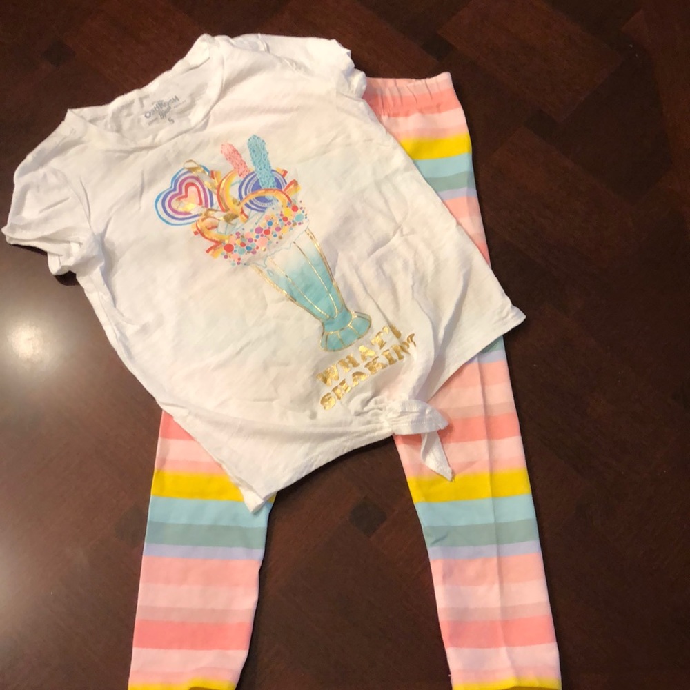 Oshkosh girls size 5 outfit